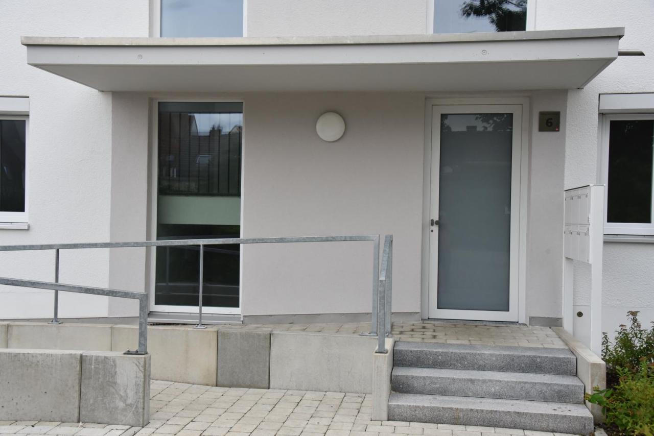 Antike & Modern Deluxe 2 Mit Terrasse Appartement Leipheim Buitenkant foto